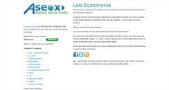 Desktop Screenshot of lois-ecommerce.fr