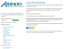 Tablet Screenshot of lois-ecommerce.fr